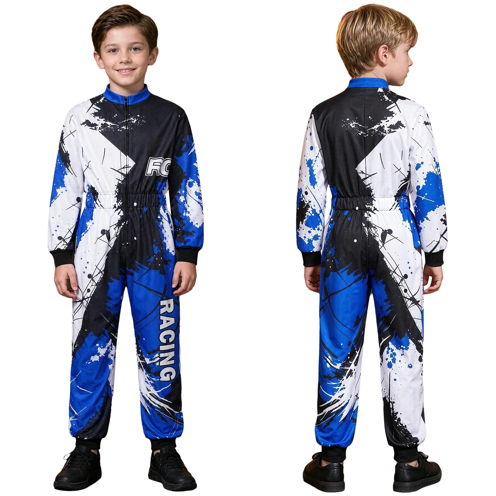 Children Motorcycle Dirt Bike Costume Mountain Bicycle Riding Outfits or Jumpsuit for Offroad Racing Motocross Performance