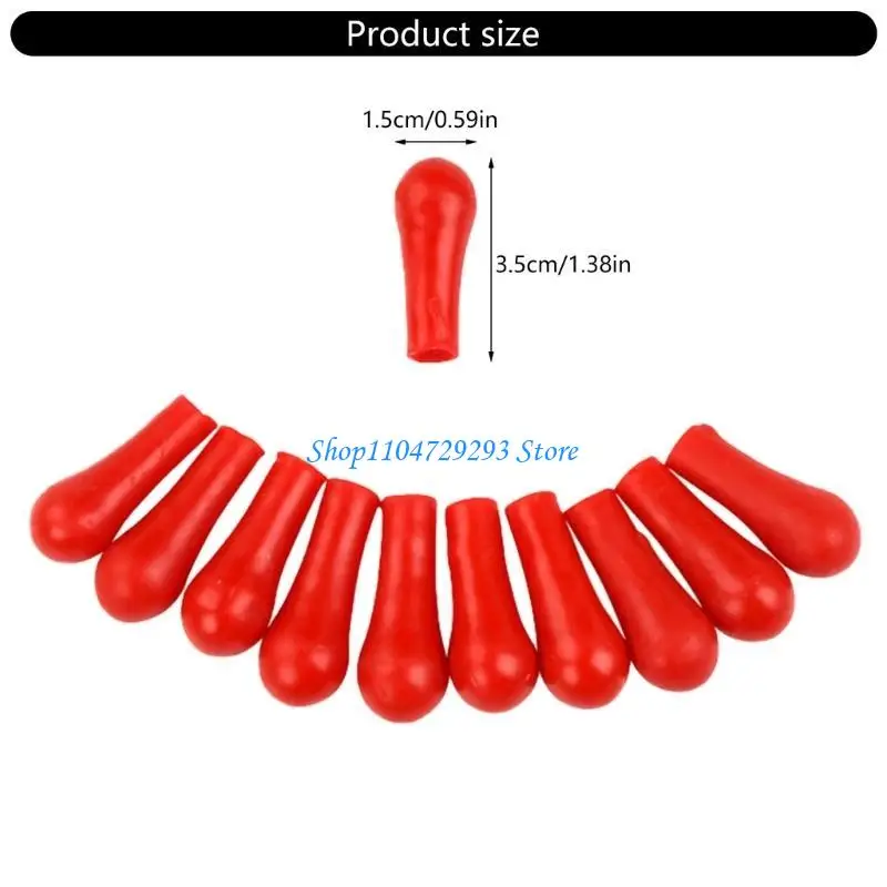 

Y2GD 50Pcs Rubber Bulb Caps Dropper Rubber Caps Pipettes Caps for Droppers and Pipettes Laboratory Experiment Accessories