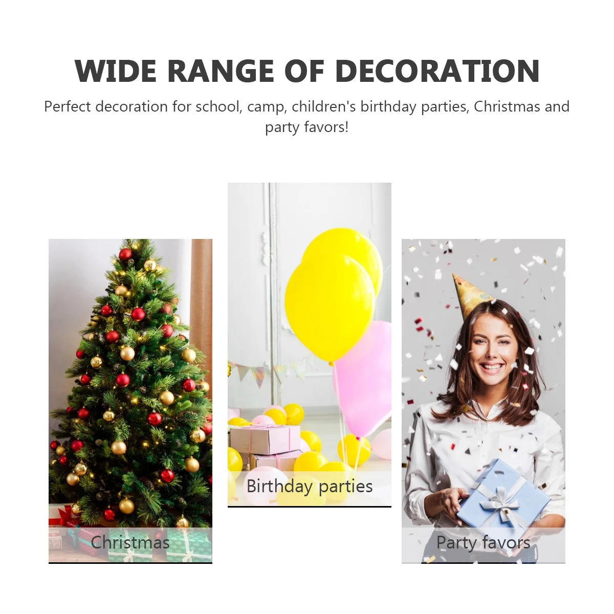 

200Pcs Wooden Snowflake Pieces Premium DIY Christmas Ornament Decorations for Parties Crafts Home Christmas Decor