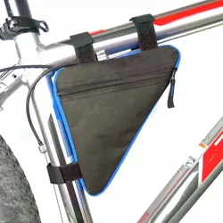 MTB Road Bike Front Frame Triangle Bag Bicycle Beam Bag Bicycle Tube Bag Bracket Saddle Bracket Kit Bicycle Accessories