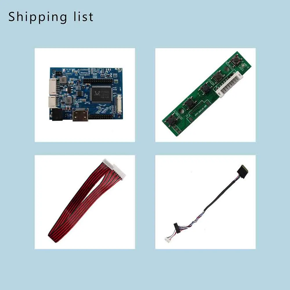 HD MI LCD Controller Board Work For 15.6inch 1366x768 LTN156AT17 B156XW02 LP156WH2 LCD Screen