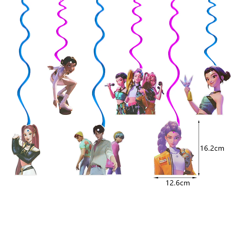 K-Pop Geburtstagsparty-Dekorationsset, neues Set für Eventbedarf, Latexballons, Folienballons, Hintergrund, Teller, Becher, Banner