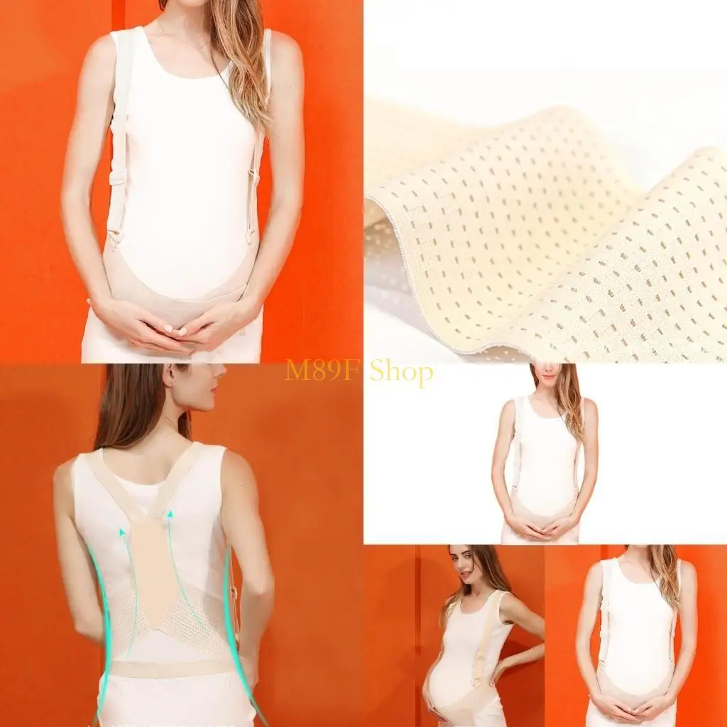 

M89F Belly Support Bands Maternity Belly Bands Elastic Back Support Postpartum Belt