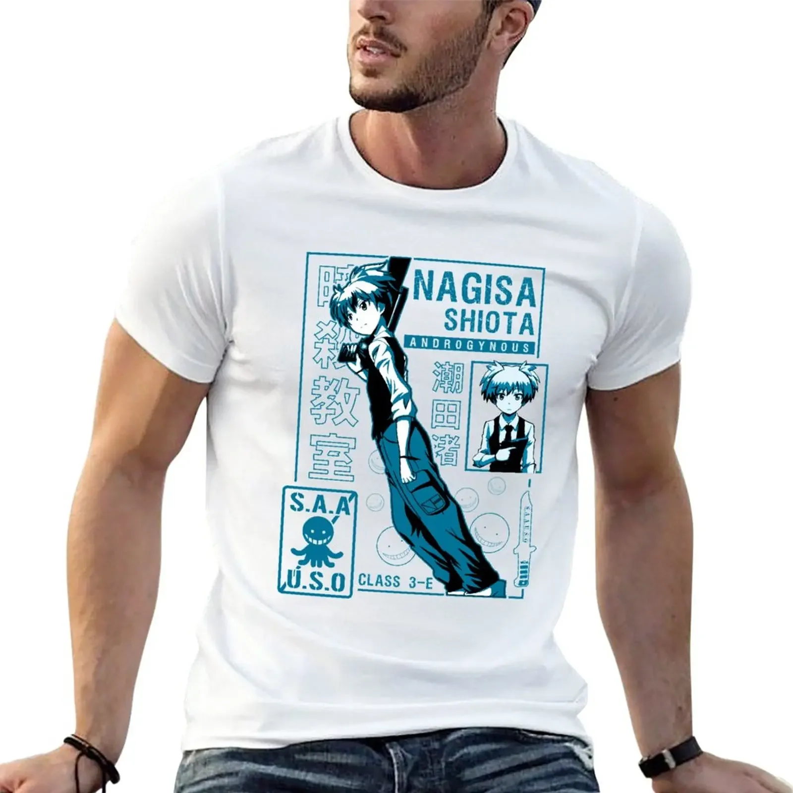 New NAGISA SHIOTA T-Shirt new edition t shirt cute clothes funny t shirts for men