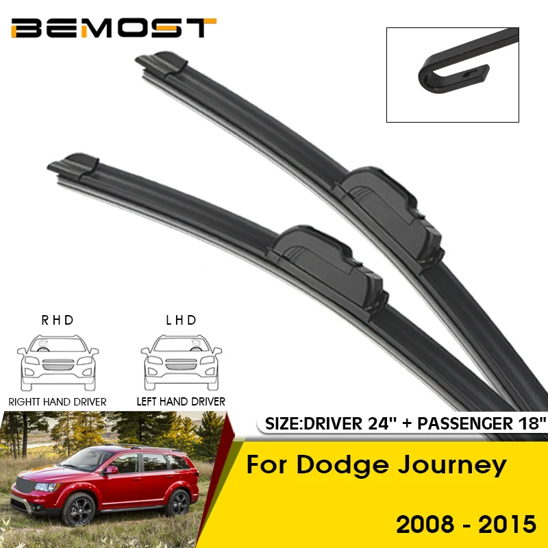 

Car Wiper Blades For Dodge Journey 2008-2015 Windshield Windscreen Front Window Blades 24"+18" Car Accessories