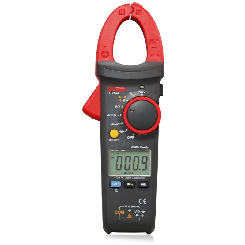 

UT213A Clamp Meter Clamp Digital Multimeter, Intelligent Anti-Flaming Ammeter Resistance Capacitor