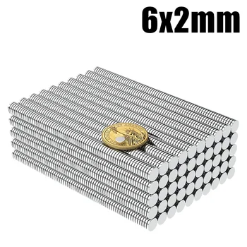 6x2mm iman Refrigerator Magnets DIY Office Whiteboard Workshop