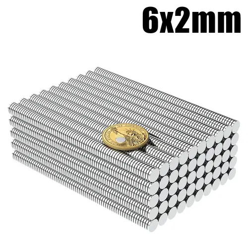 6x2mm iman Refrigerator Magnets DIY Office Whiteboard Workshop