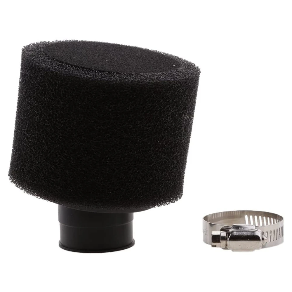 AB61-ATV Black Angled Foam Air Filter Cleaner For Engine Carburetor Quad Pit Dirt Monkey Bike Motocross Motorcycle-Black