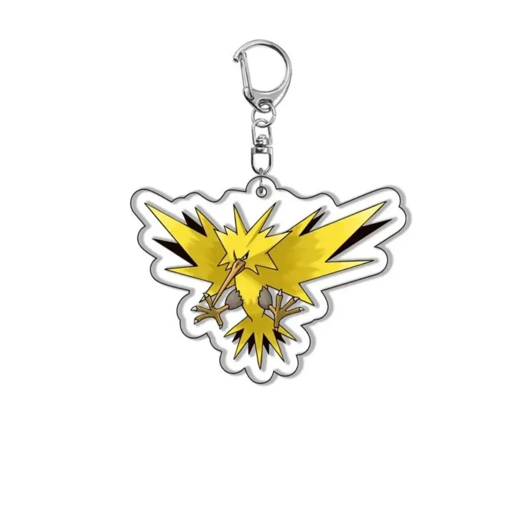Diy Custom Pokémon Acryl Sleutelhanger Misty Brock Figuur Anime Randapparatuur Leuke Cartoons Rugzak Hanger Sieraden Vakantie Geschenken