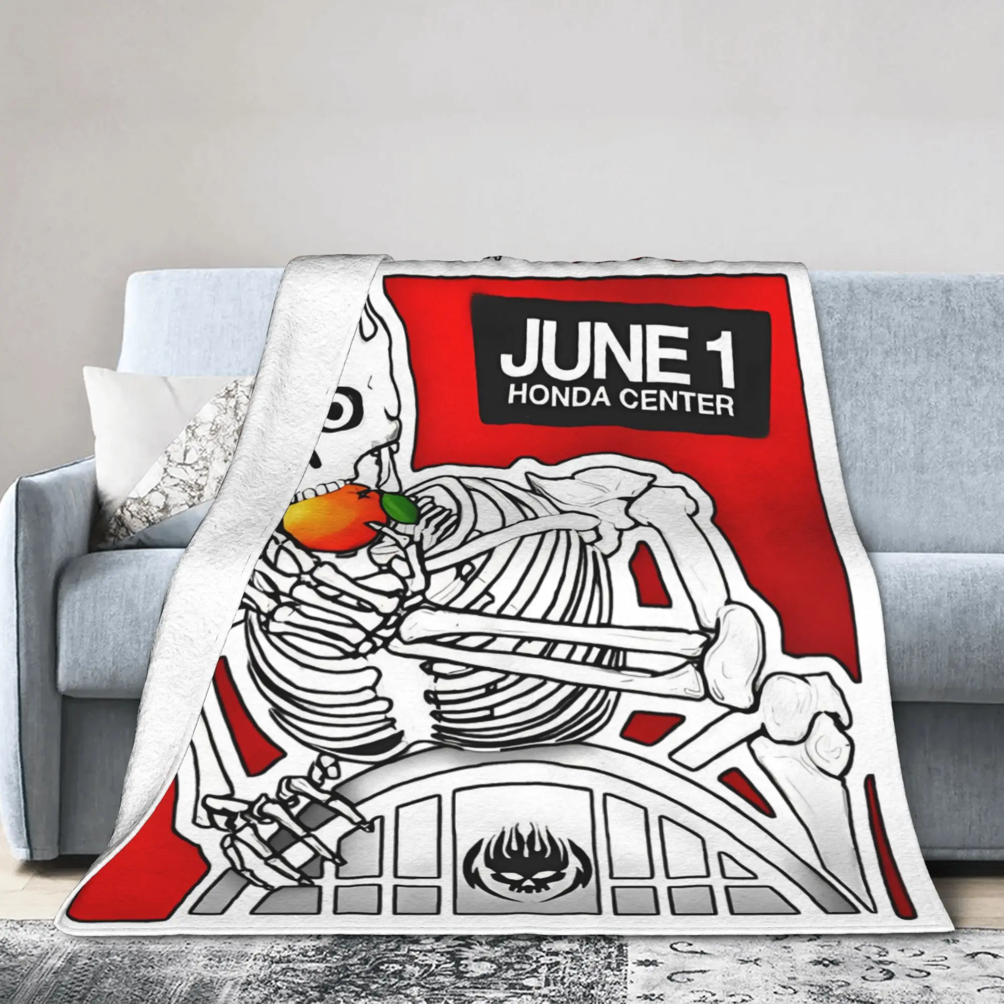 

Забавное одеяло в стиле панк The Offspring, фланелевые одеяла для рок-группы, постельные принадлежности, одеяло для дивана, мягкое теплое покрывало, многофункциональное