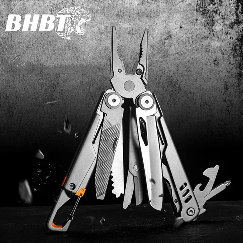 BHBT 15 in 1 Outdoors EDC Multitool Pliers Wire Cutter Multifunctional Multi Tools Camping Survival Equipment