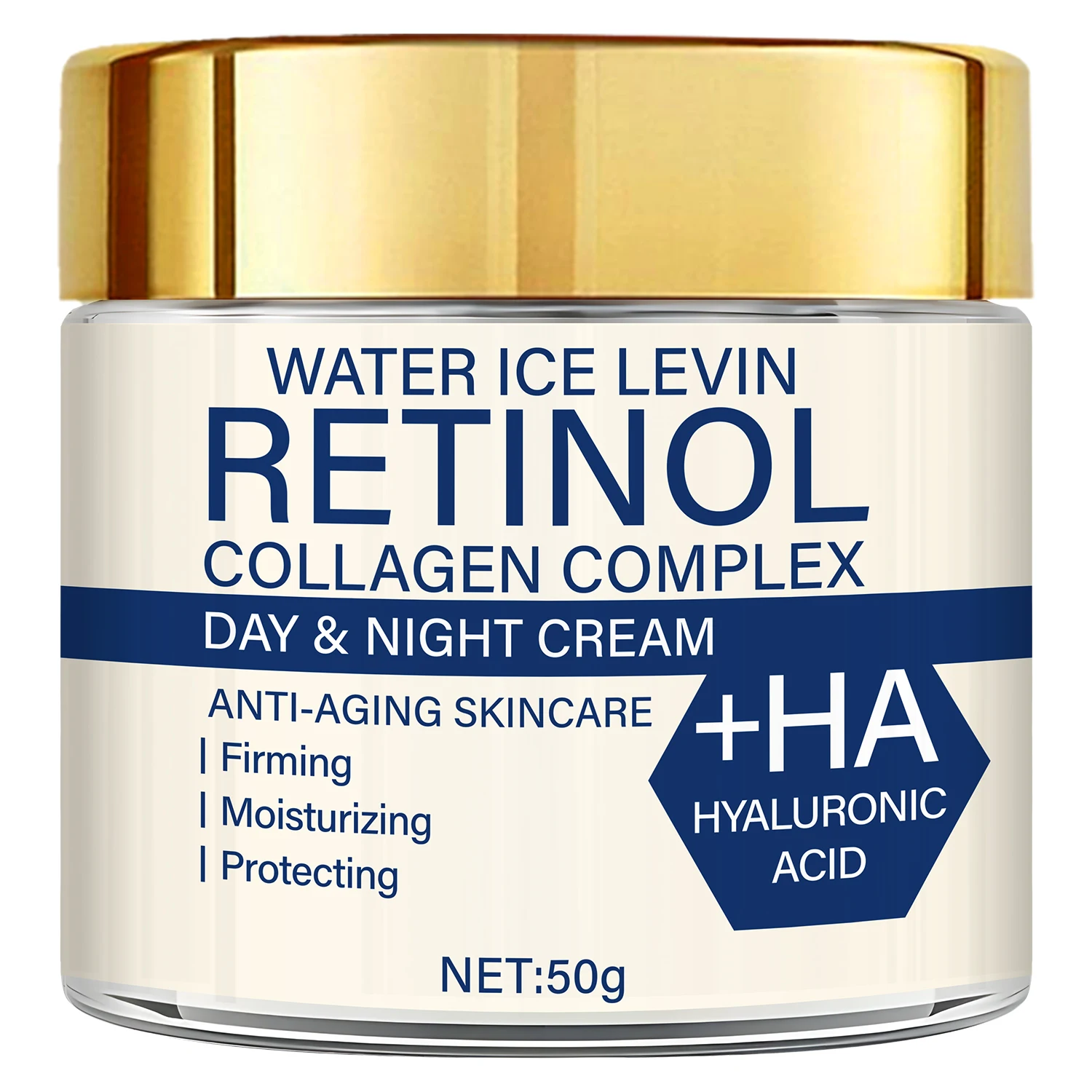 كريم ريتينول كولاجين كومبليكس ليلاً ونهارًا مع حمض الهيالورونيك 4HA لشد البشرة والمرطبة والحماية.