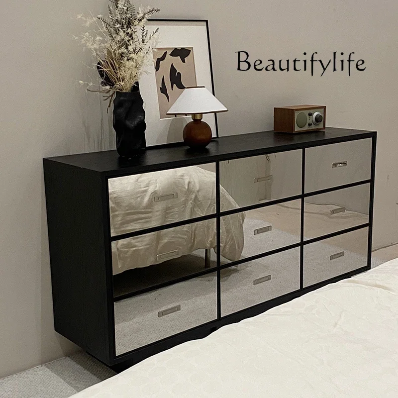 

X Minimalist Nine-chest Cabinet Household Bedroom Storage Storage Cabinet Floor-to-ceiling Living Room Sofa Dining Side Cabine