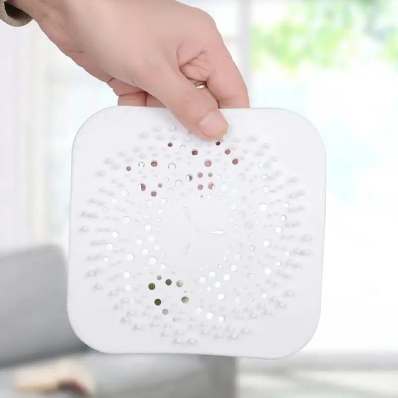 Kitchen sink anti-clogging bathroom drain hair filter silicone floor drain cover Bathtub Strainer Catchers Hair Sundries Catcher