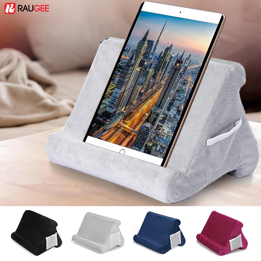 Tablet Holder For iPad Samsung Huawei Xiaomi Pad Kindle Stand For Phone Books Reading Pillow Holder Tablet Desk Support Bracket