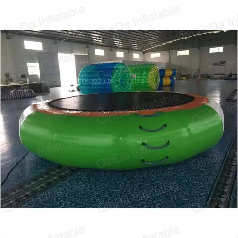 

Гуанчжоу надувной водный батут/надувной плавающий аквапарк/захватывающий батут для прыжков