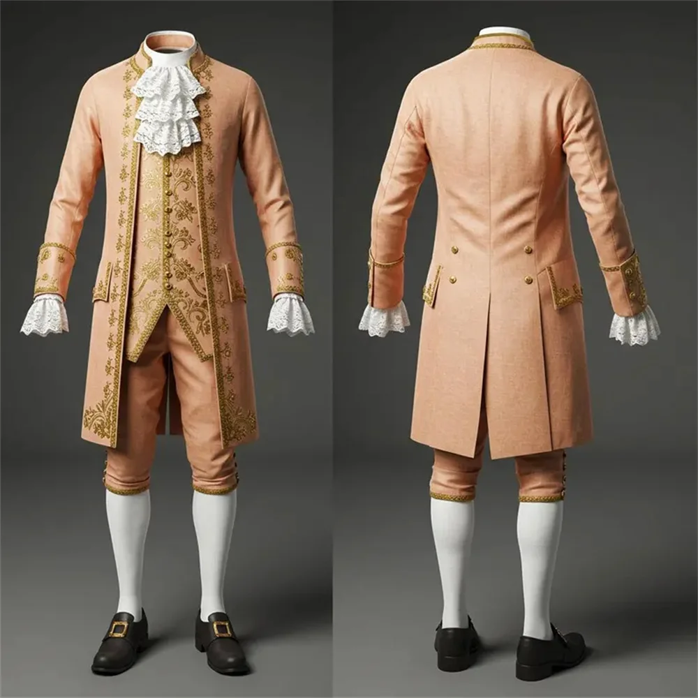 1770년대 영국 빅토리아 로코코 바로크 의상 프랑스 왕실 귀족 백작 제복 고급스러운 양복