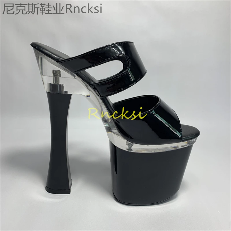 20cm New summer thick heel sandals women\'s high heels with sandals new