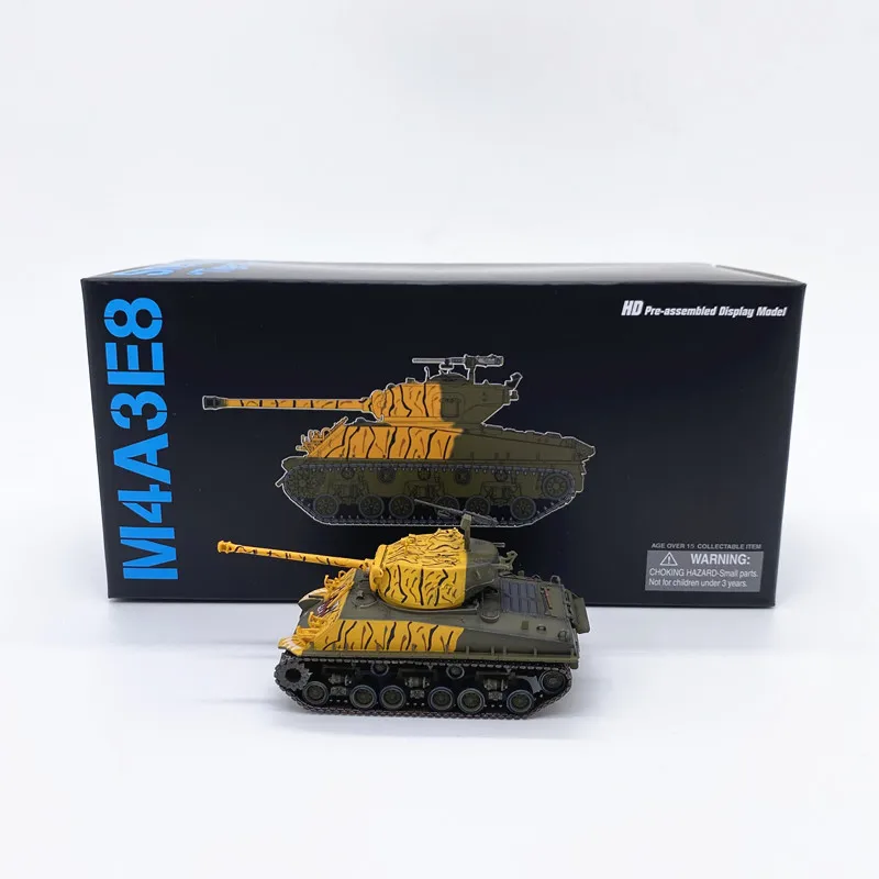 Dragon 1/72 Tank Model M4A3E8 Sherman 24th Infantry Div. Korea 1951 Tiger Face Vehicle 63152 Military Collection In Stock