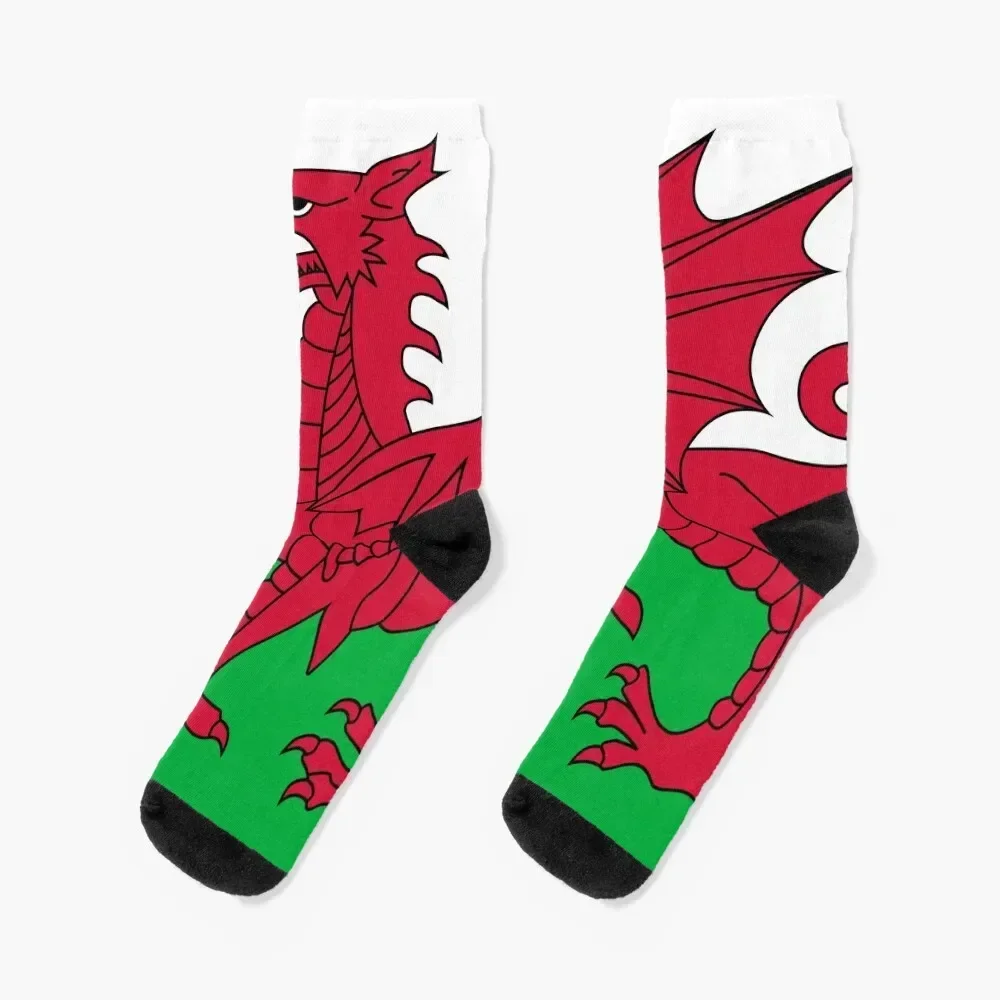 

Welsh flag of Wales Socks Crossfit gym summer ankle Man Socks Women's