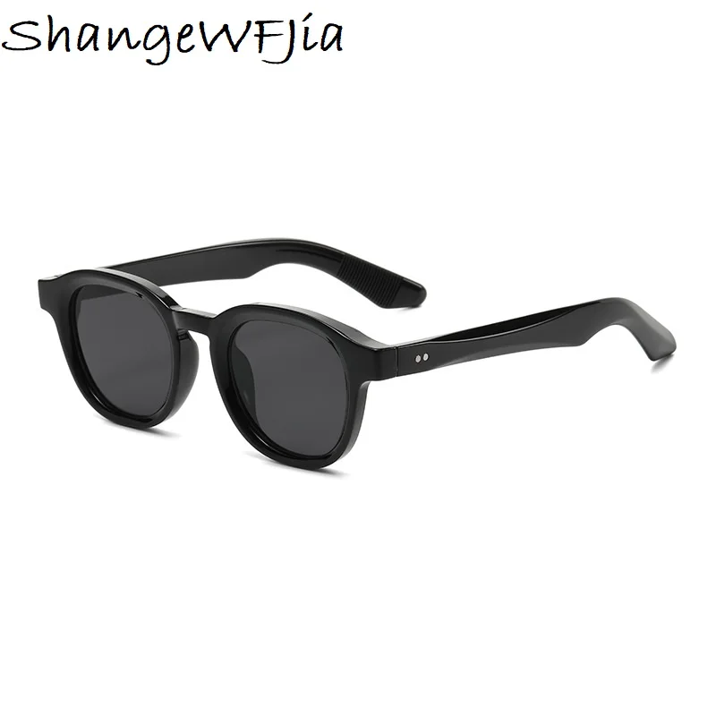 Trendy 2024 Round Sunglasses Women Ins Popular Trending Shades Small Eyewear Men Gradient Sun Glasses Female Male UV400