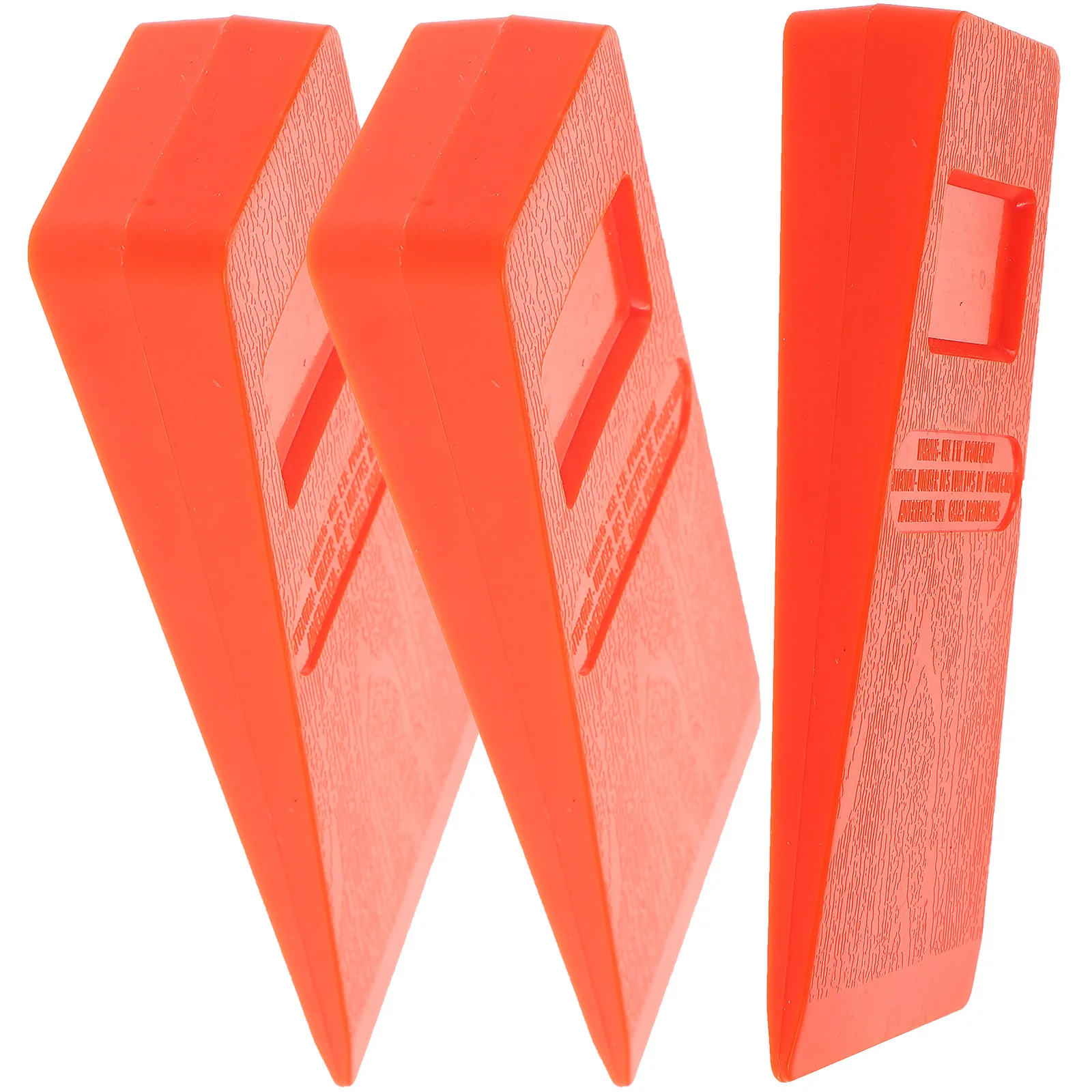 

3Pcs Felling Wedges Reliable Sturdy Material Prevents Backward Fall in Logging Tool Felling Wedge Plastic Chock