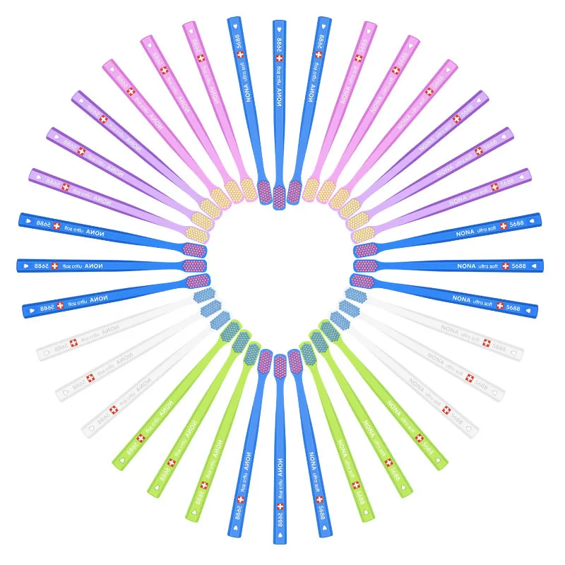 Рисунок 6 - разноцветная зубная щетка с мягкой