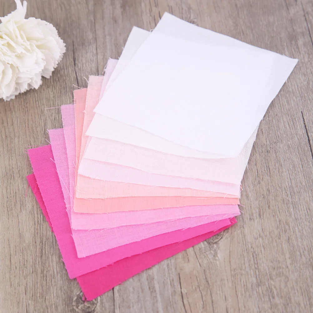 

50pcs 10X10Cm Pure Color Patchwork Fabric Set Cotton Diy Sewing Cloth For Home Decor Pillow Table Runner Craft Projects Diy