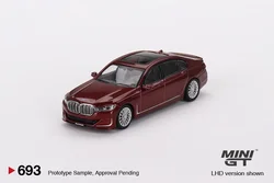 MINIGT 1/64 BMW Alpina B7 xDrive Aventurin MGT00693-CH Car Alloy Motor Vehicle Diecast Metal Model Kids Xmas Gift Toys for Boys