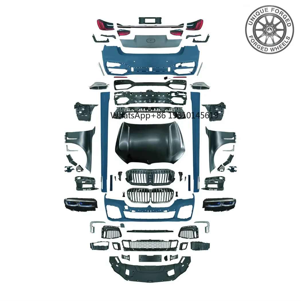 

26style M Style Old To New Body Kits Bumper Hood Fender Headlight For BMW 7 Series G11 G12
