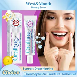 Thermoplastic Denture Adhesive Cushion Reduce Gum Pain Friction False Teeth Bonding Prosthesis Lasting Fixing Oral Care Products