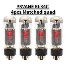 PSVANE EL34C HIFI Audio Tubes  Vacuum Tube Replaces EL34 EL34B 5881 6L6G 6CA7 6P3P KT77 Factory Precision Matched and Tested