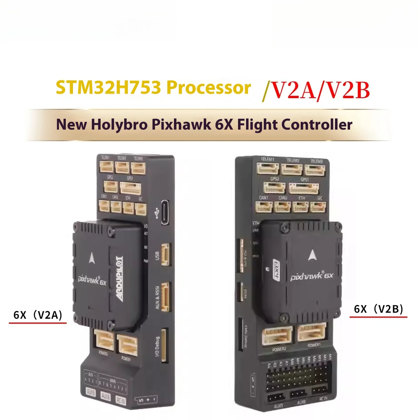 

Holybro Metal Pixhawk 6X MINI Open Source Flight Control, Unmanned Aerial Vehicle Fixed Wing Multi Rotor Suspended PIX4