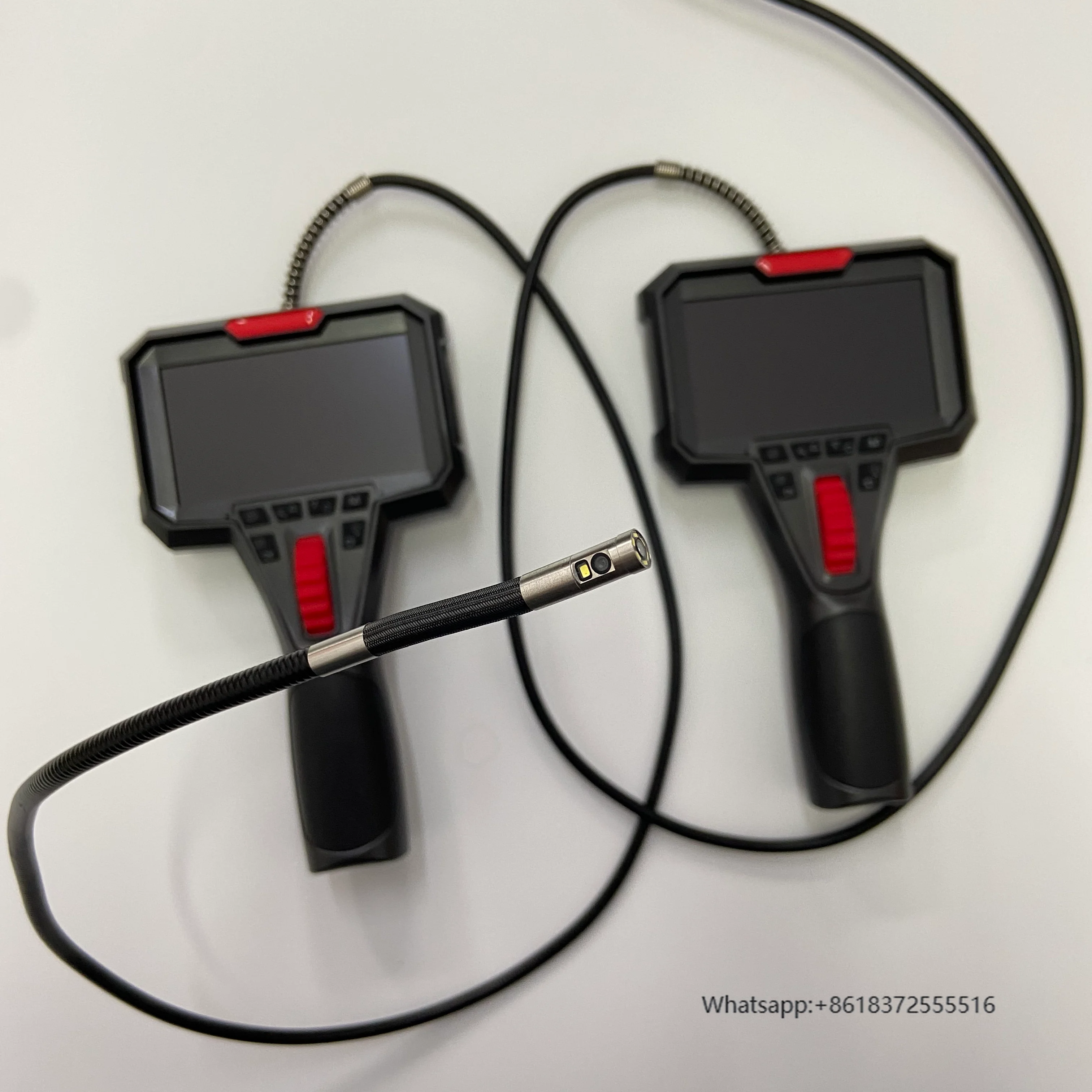 

daPortable Articulating Endoscopic Borescope 6mm Mini Video Endoscope for Car Sewer Endoscope Camera