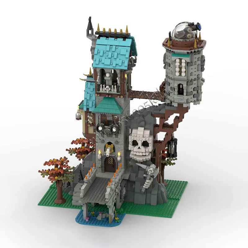 3872 أجزاء Moc الجمجمة برج المراقبة وحدات نموذج اللبنات لتقوم بها بنفسك مجموعات التعليم الجمعية الطوب لعب الاطفال هدايا عيد الميلاد #2