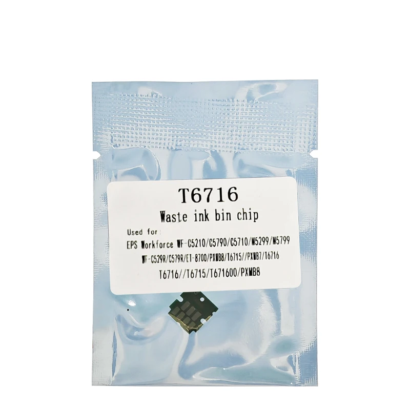 10~100pcs T6715 PXMB8 T6716 Maintenance Box chip for Epson WF C5210 C5290 C5710 C5790 M5298 M5299 M5799 C529 C579R ET8700 S381