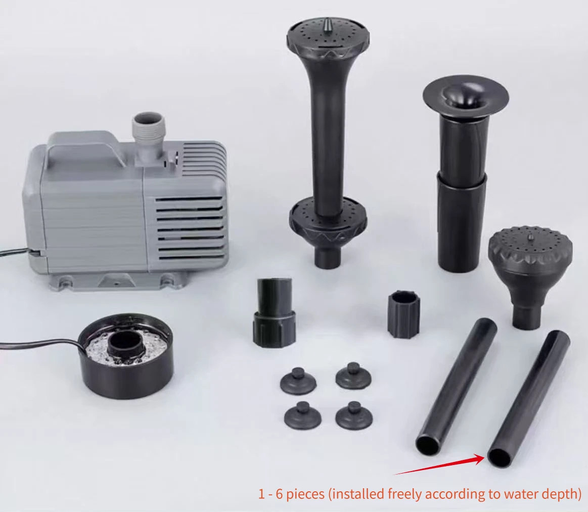 Fountain pump, water pump, landscape circulation filter pump, fish pond aeration tank, pond mushroom fountaingushing spring220V - view 5