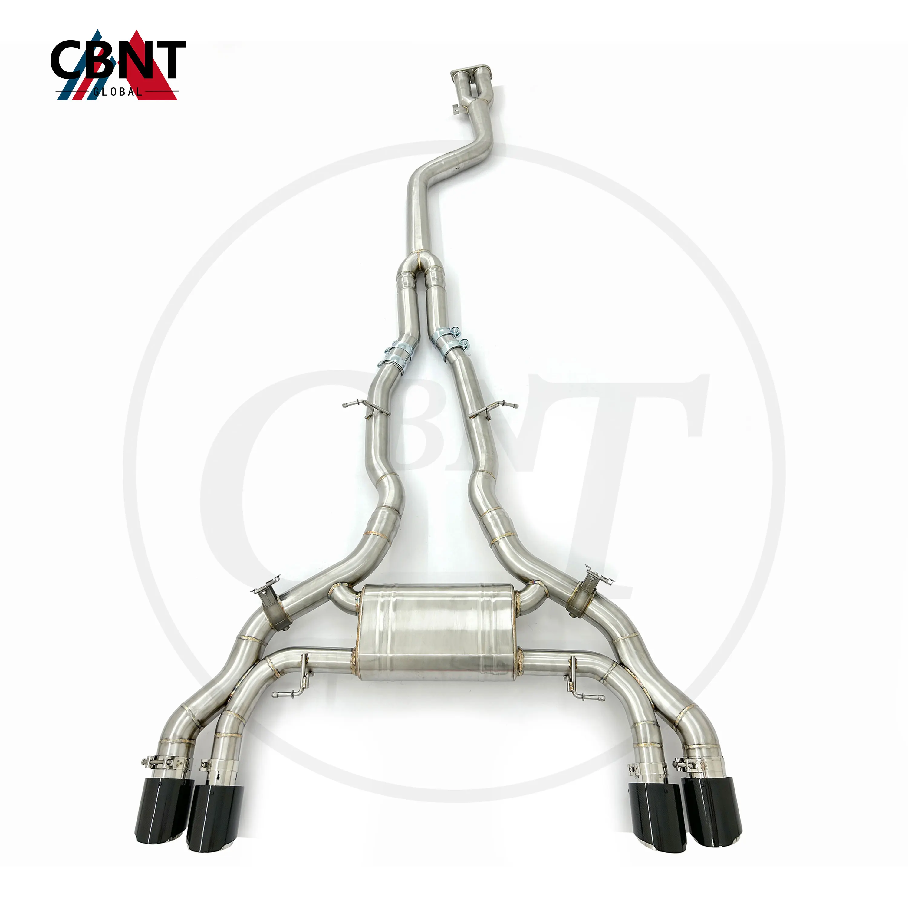 

CBNT Valved Exhaust Catback for BMW X3M F97 X4M F98 3.0T 2018-2023 High Quality SS304 Exhaust Pipe with Valve Muffler