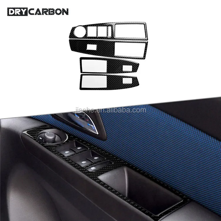 

Carbon Fiber Window Lifter Switch Button Decoration Panel Cover Trim Sticker For Chevrolet Cruze 2009-2015 Car Accessories