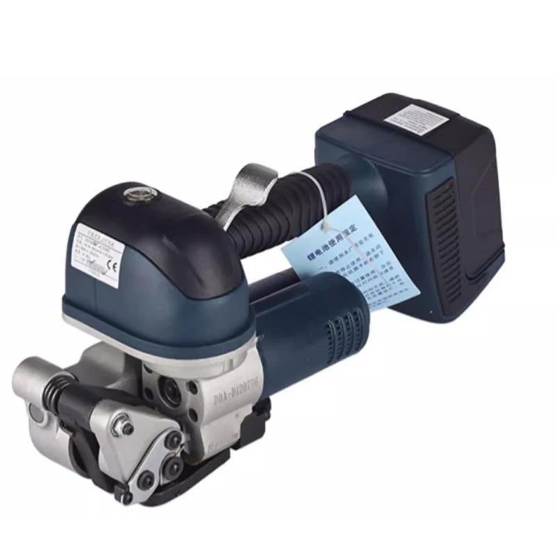 DD19/25A Mesin Strapping Listrik Portabel Alat Strapping Meleleh Panas Genggam Mesin Pembungkus Karton Sabuk Baja Plastik PET