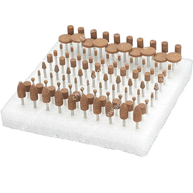 100 Pcs Mounted Grinding Point Set Rotary Grinder Head Pneumatic Electric Abrasive Wheels Multi Shape For Rotary Tool Polishing