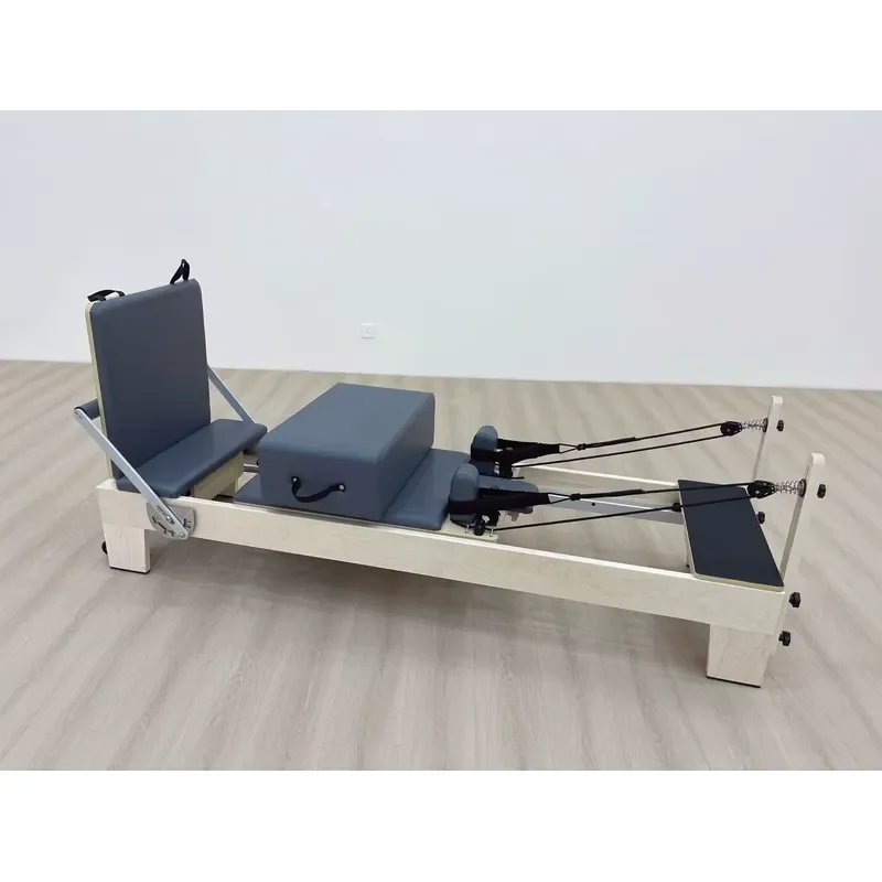 for Maple Wooden Pilates Reformer OEM Custom Logo Fitness Bed for Home Use Factory Direct Hot Sale