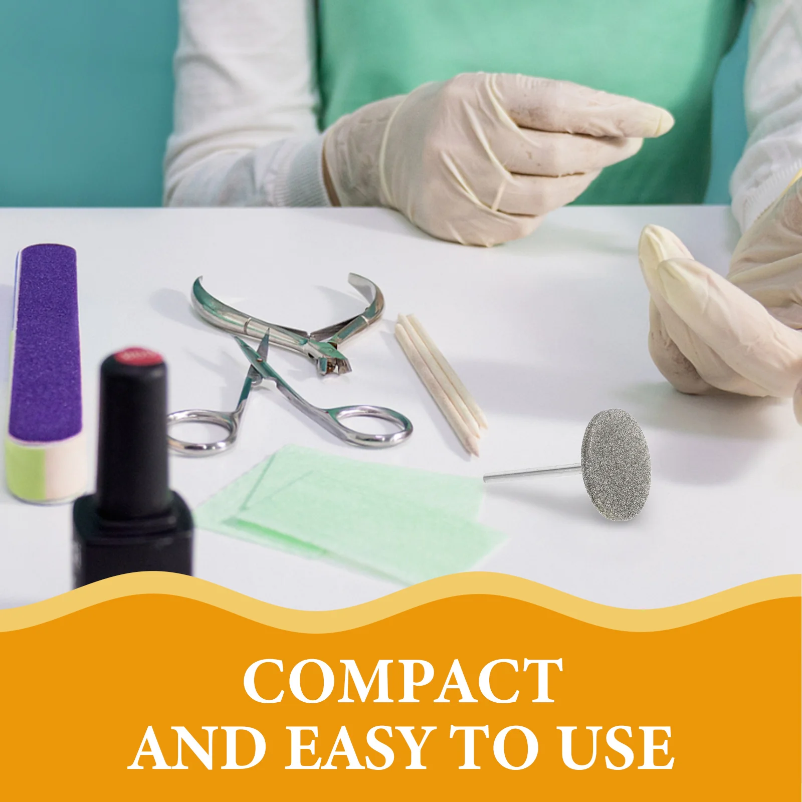 مسمار مثقاب الخشب الجلد الميت الكالس مزيل الكهربائية مسمار الرملي ورقة ملف القدم باديكير صالون المنزل استخدام مانيكير لقمة ثقب #6