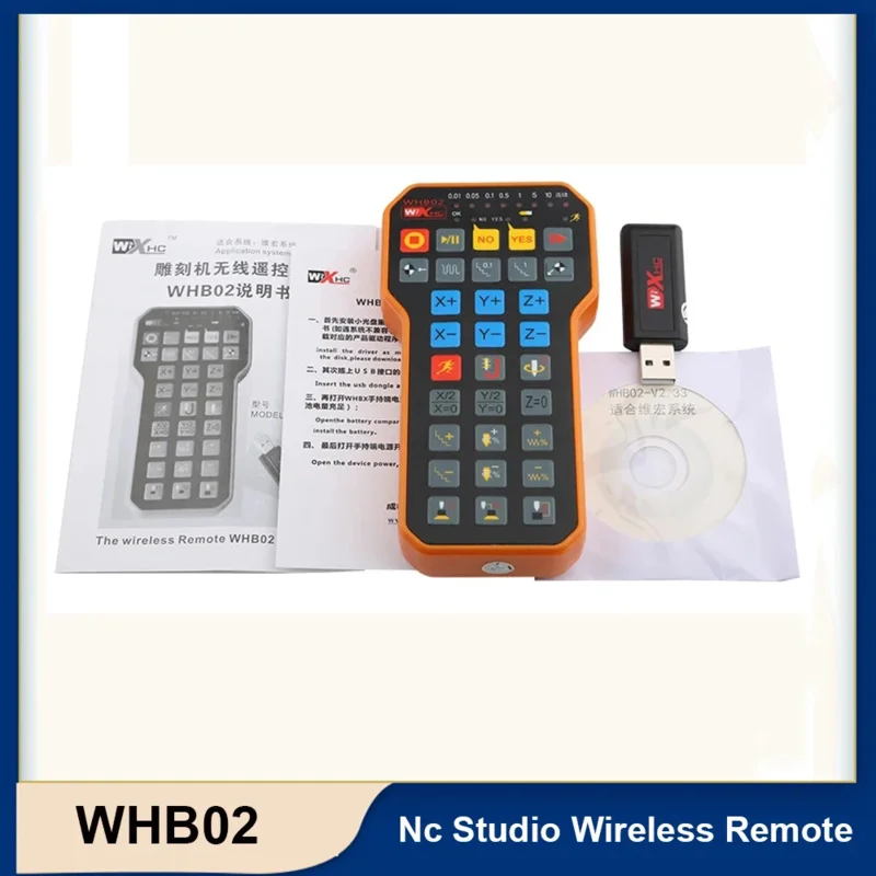 Kit CNC PM53C nc studio controller a 3 assi V8 compatibile sistema di controllo weihong Maniglia per telecomando wireless USB XHC WHB02