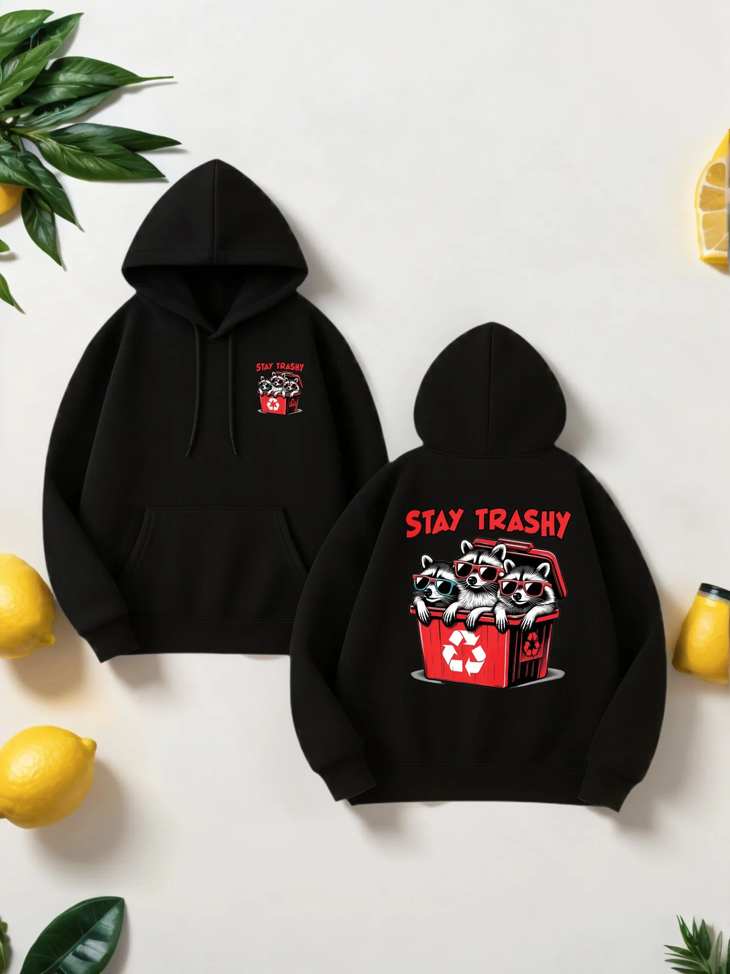 

Graphic Hoodie Men, Cartoon - Printed, Casual Style, Fleece - Lined, for Men and Teens, for Everyday Wear