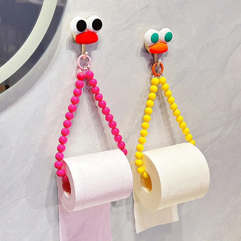 Pearl Hanging Beaded Tissue Holder Toilet Paper Holder Phone Chain Home Storage Organizer Bathroom Decoration Accessories