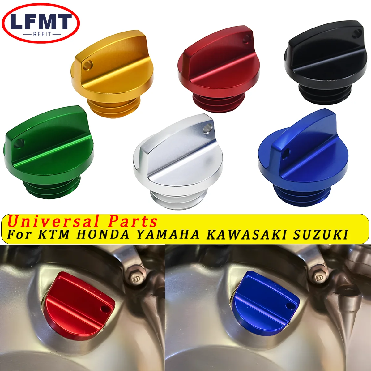 M20*2.5 Oil Filler Cap Plug For Kawasaki NINJA 250 450 ER-4n ER-6F VERSYS650 Z650 ZXR750 Z800 NINJA 100 VERSYS Z1000 VERSYS 650