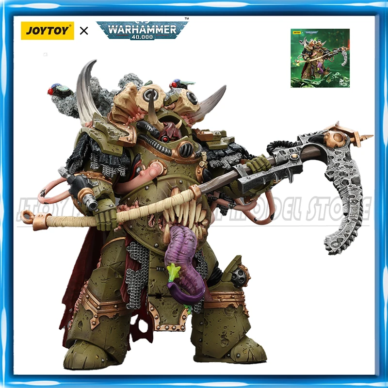 

[Pre Order]JOYTOY Warhammer 40K 1/18 Action Figure Death Guard Deathshroud Terminator Champion Anime figures Toys Collection