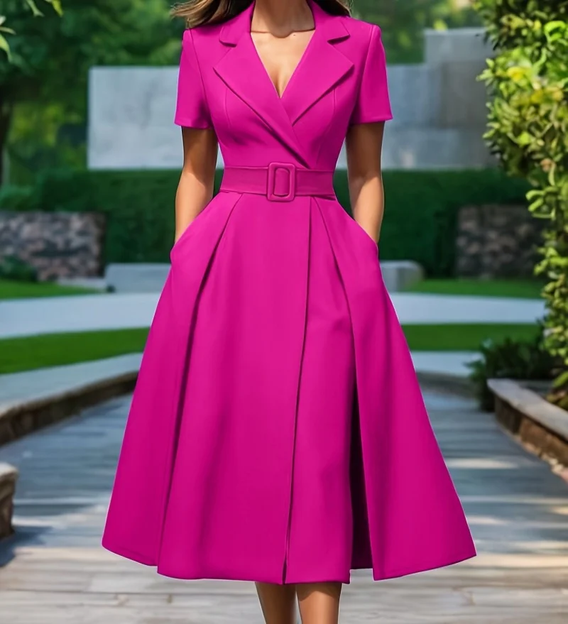 

Длинное однотонное платье без рукавов с отложным воротником по индивидуальному заказу, новое летнее поступление, элегантное длинное платье для женщин